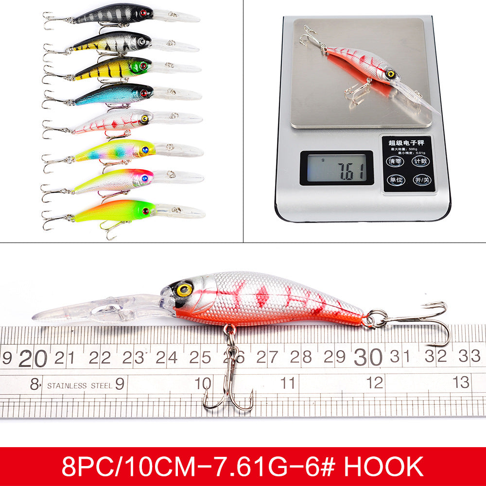 Minnow plongeant” (deep diving minnow / crankbait) 🎣16pcs