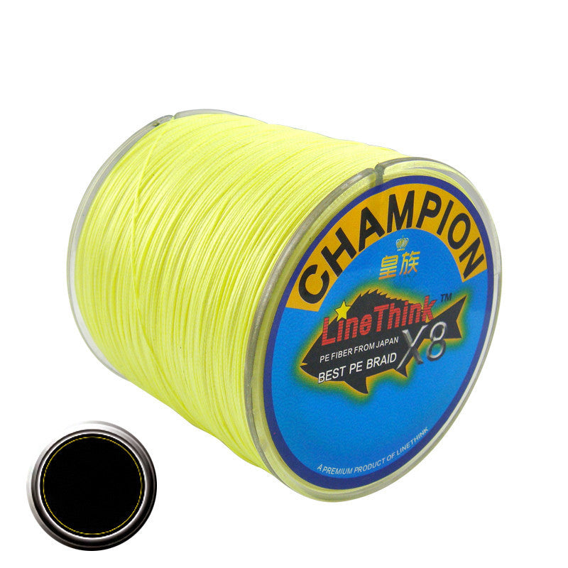 Fil de pêche tressé LineThink Champion –500m 8 brins