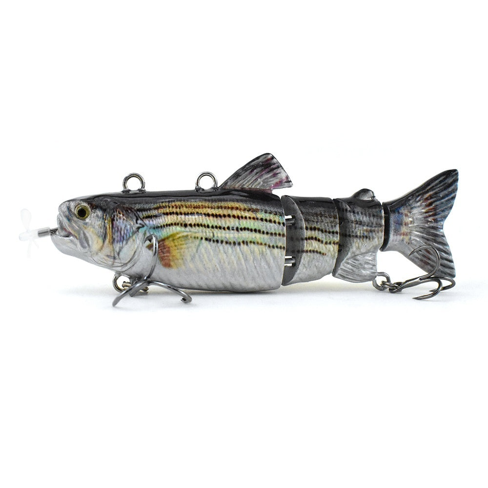 Leurre Articulé Électronique – Imitation Poisson Réaliste