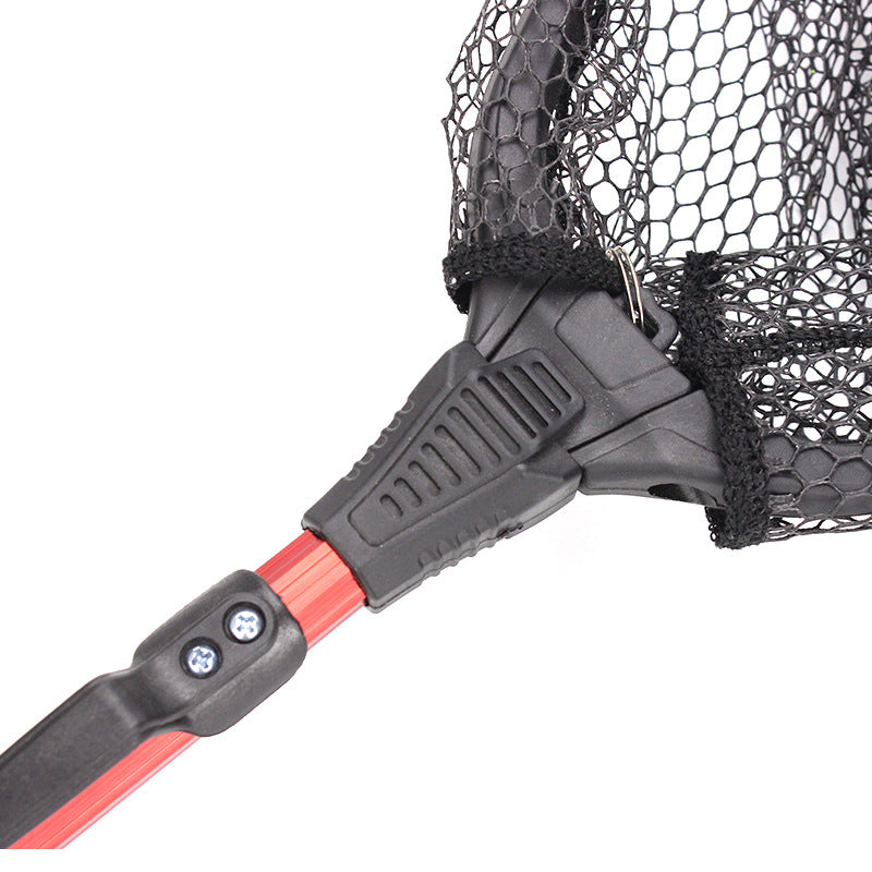 Épuisette pliante télescopique – Filet de pêche compact et résistant